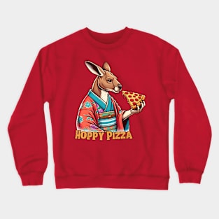 Pizza kangaroo Crewneck Sweatshirt